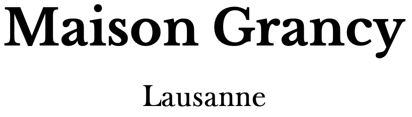 Maison Grancy